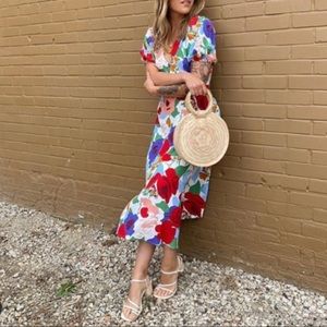 Faithfull the Brand Marie Louise Midi Dress